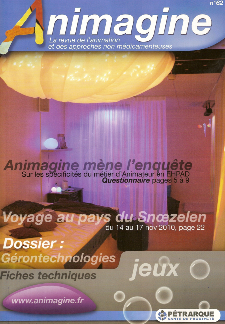 Revue Animagine, Animation en Maisons de retraite et EHPAD