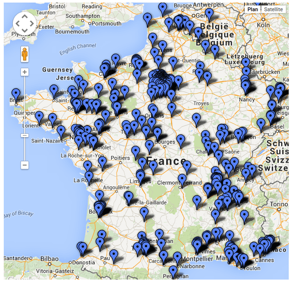 Cartographie France Silver éco