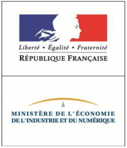 Ministère de l'économie de l'industrie et du numérique Logo