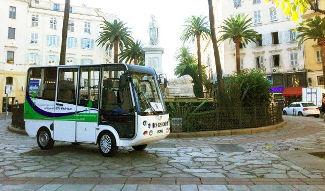 navette électrique mobilité plus ajaccio