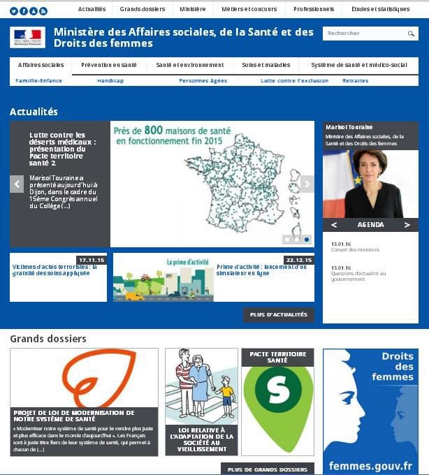 Ministère des Affaires sociales, de la Santé et des Droits des femmes