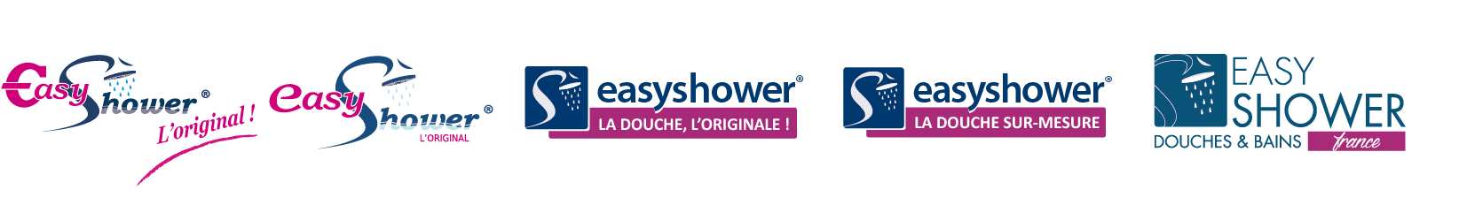 évolution du logo EasyShower
