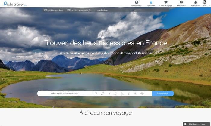 Accessibilité - Picto travel