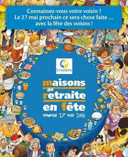 Maison de retraite en fête