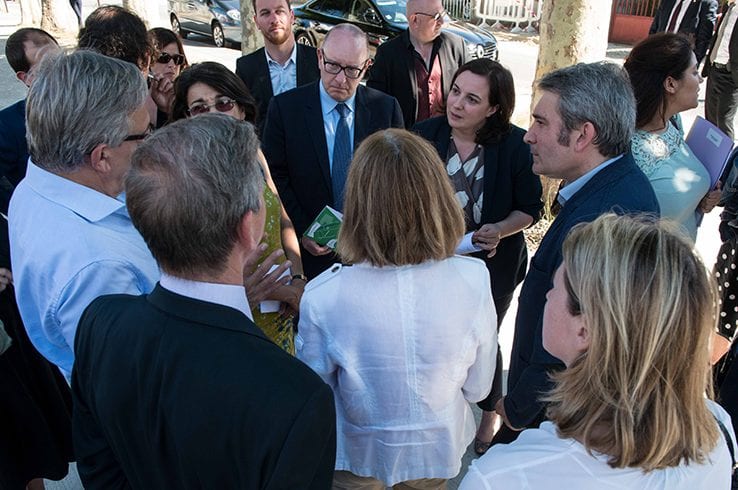 Emmanuelle Cosse visite résidence du lac