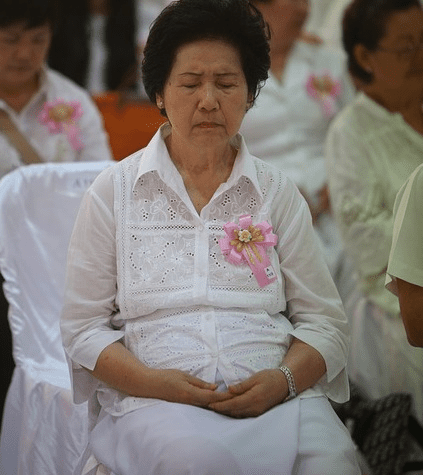 Thailand elderly woman demographic transition