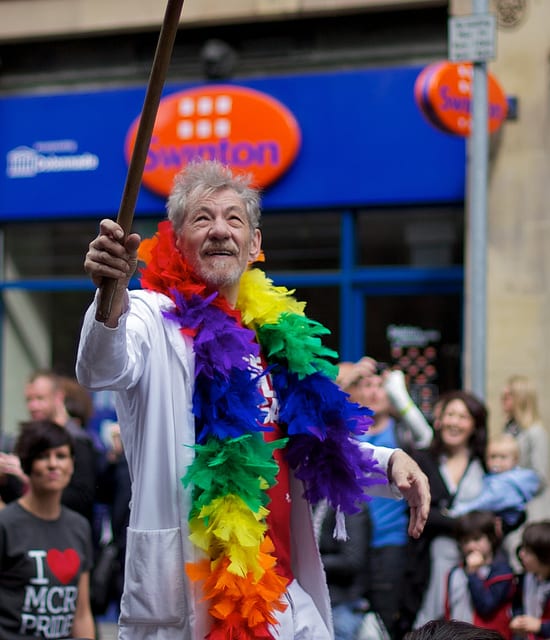 Ian McKellen by Pete Birkinshaw gay senior LGBT