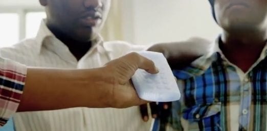 Un prototype de smartphone pour personnes malvoyantes