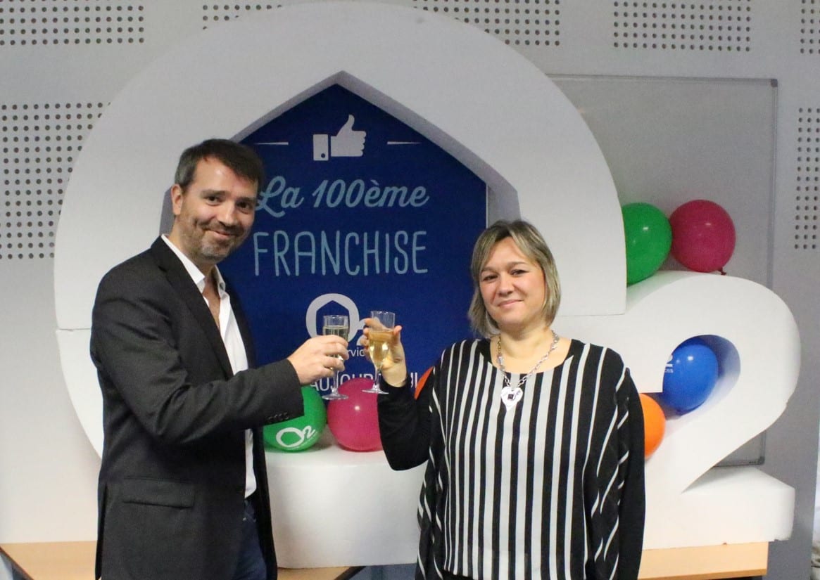 100eme-franchise pour le groupe O2