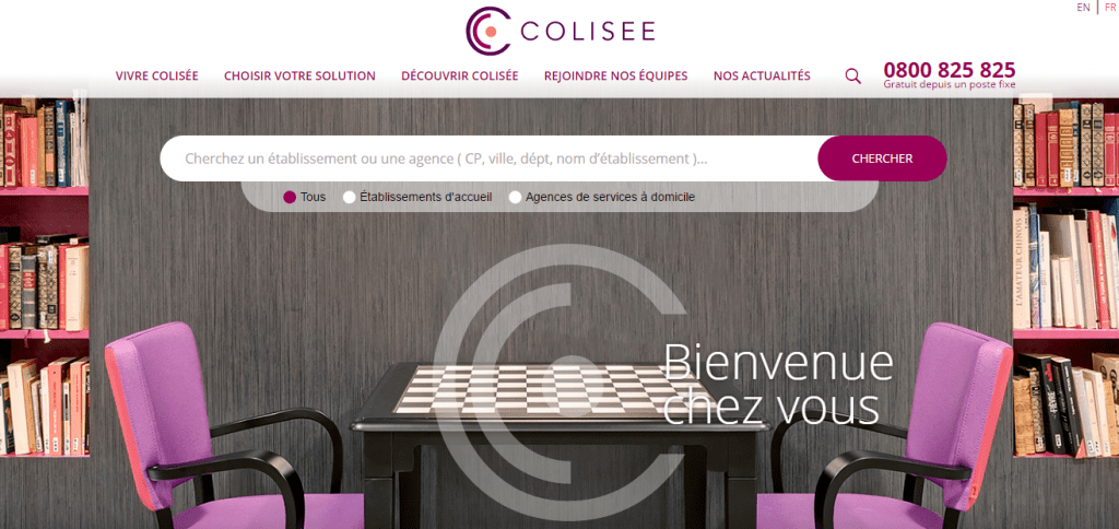 Nouveau site Internet pour le Groupe Colisée