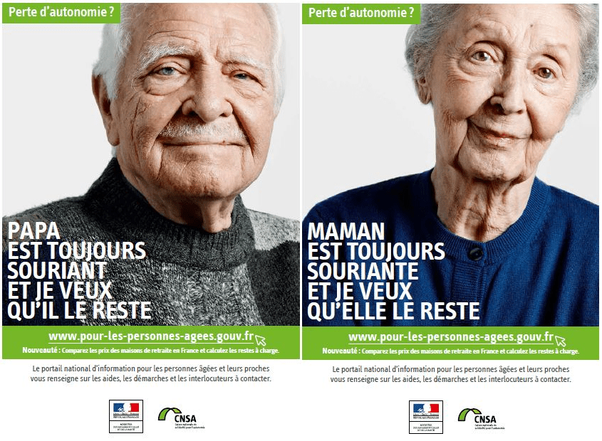 Campagne de communication - pour les personnes âgées