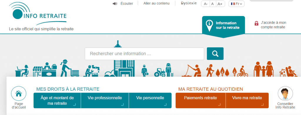 Site web info-retraite