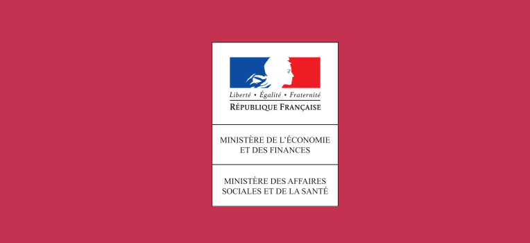 Logo du Ministères de l'Economie et des Finances et du Ministère des affaires sociales et de la santé