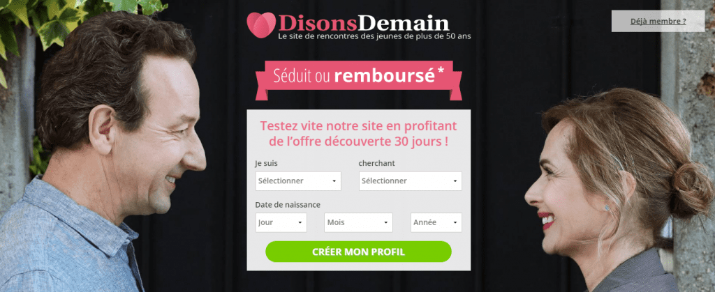 Site de rencontres Disons demain - Meetic