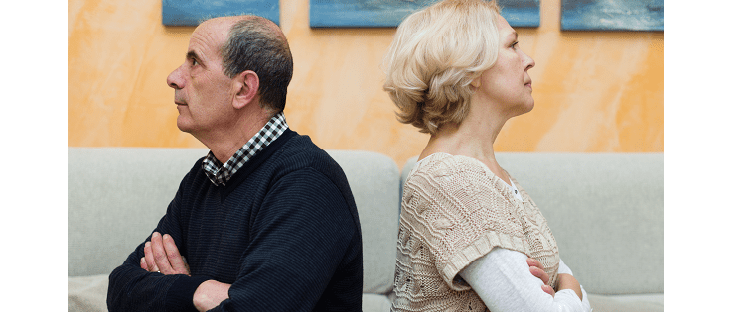 Divorce et infidélité chez les seniors