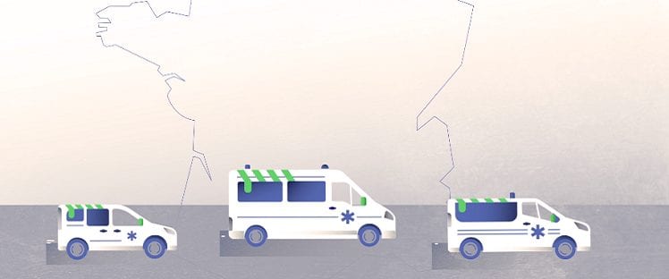 Carius ambulancier connecté