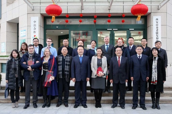 Délégation française en Chine