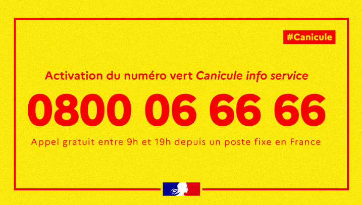 Numéro assistance canicule