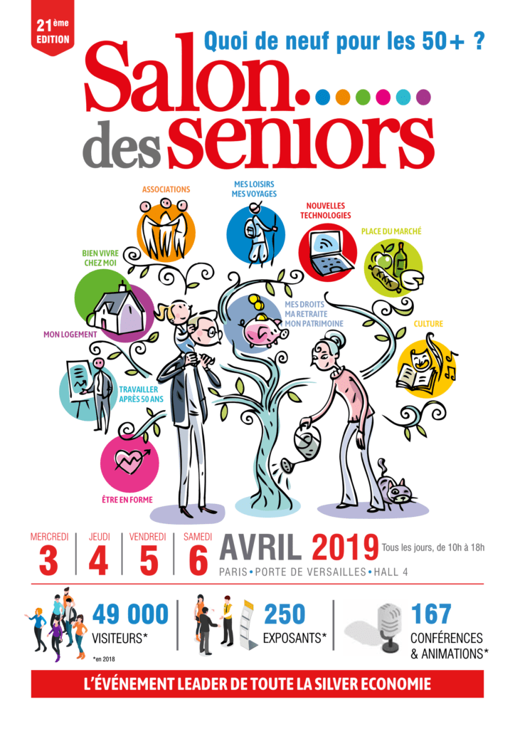 Affiche salon des seniors 2019