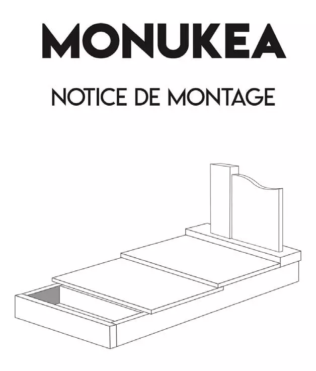 Notice de montage d'un cercueil à fabriquer soi-même inspirée des notices IKEA. 