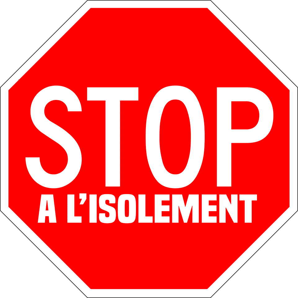 logo page Facebook "Stop à l'isolement"