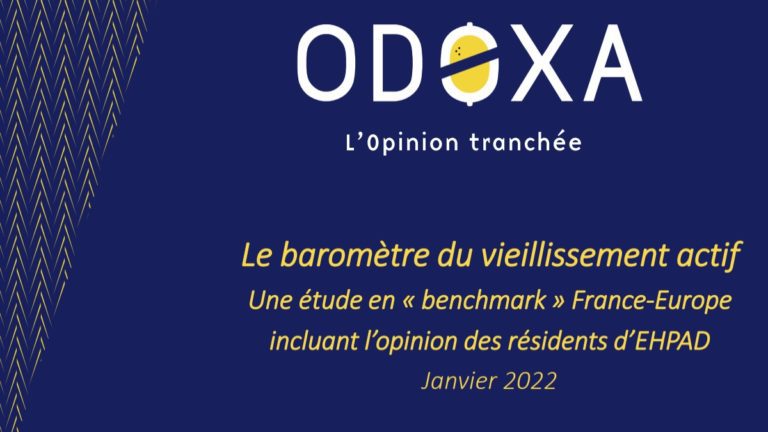 1er baromètre Odoxa – Orpéa sur le vieillissement et le bien-vieillir en France et en Europe