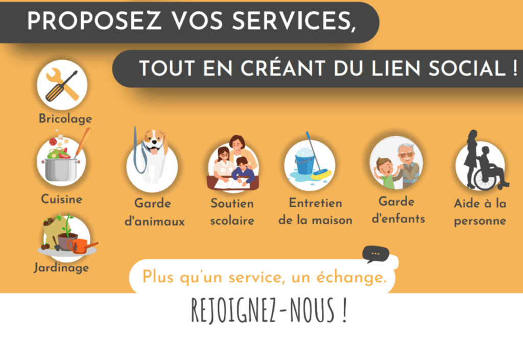 Proposer vos services tout en créant du lien social