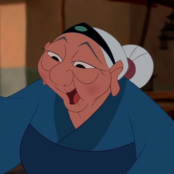 grand-mère Fa, la mamie de Mulan 