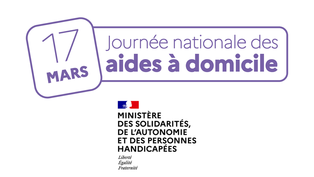 logos journÃ©e nationale des aides Ã  domicile + ministÃ¨re des solidaritÃ©s, de l'autonomie et des personnes handicapÃ©es