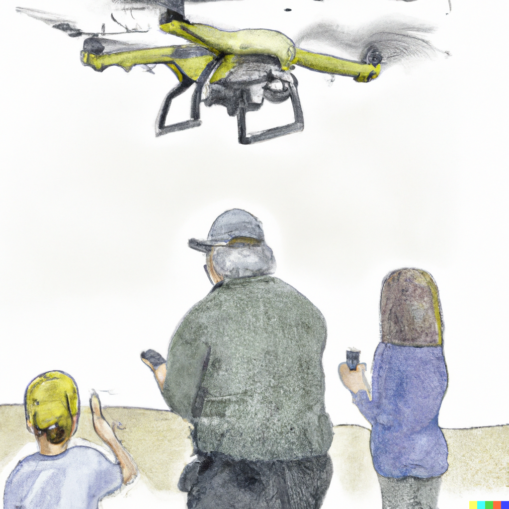 Dessin drone de fabkid3d