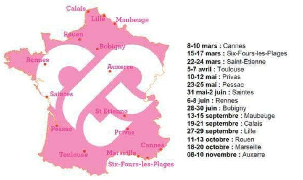 Carte voyage fondation korian et bus du coeur