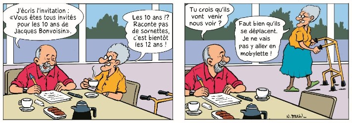 BD pour 10 ans de l'EHPAD JAcques Bonvoisin