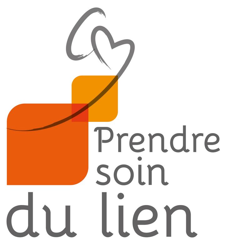 logo prendre soin du lien, entre domicile et établissement 