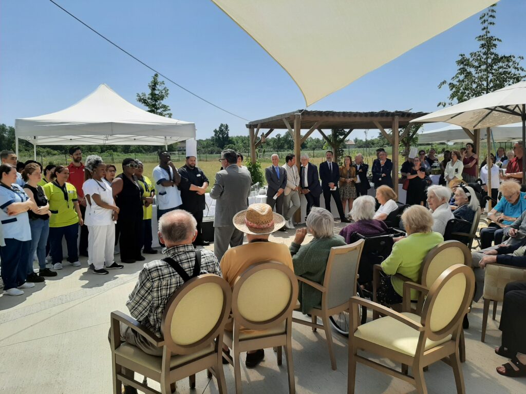 Inauguration rÃ©sidence mÃ©dicalisÃ©e DomusVi de La Tour-de-Salvagny