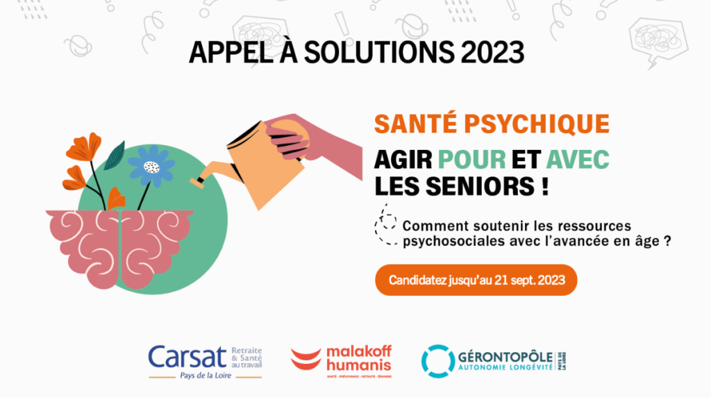 3ème appel à projets Gérontopôle Pays de la Loire