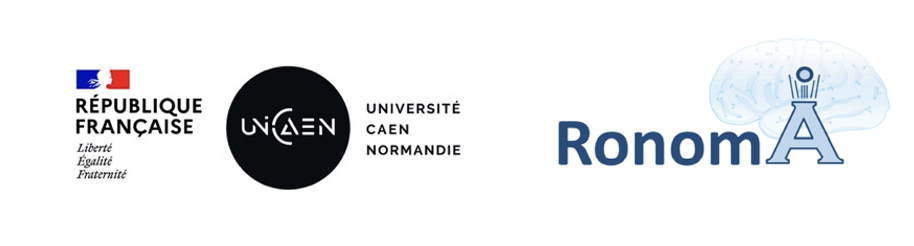 Partenariat Université de Caen-RonomA logos