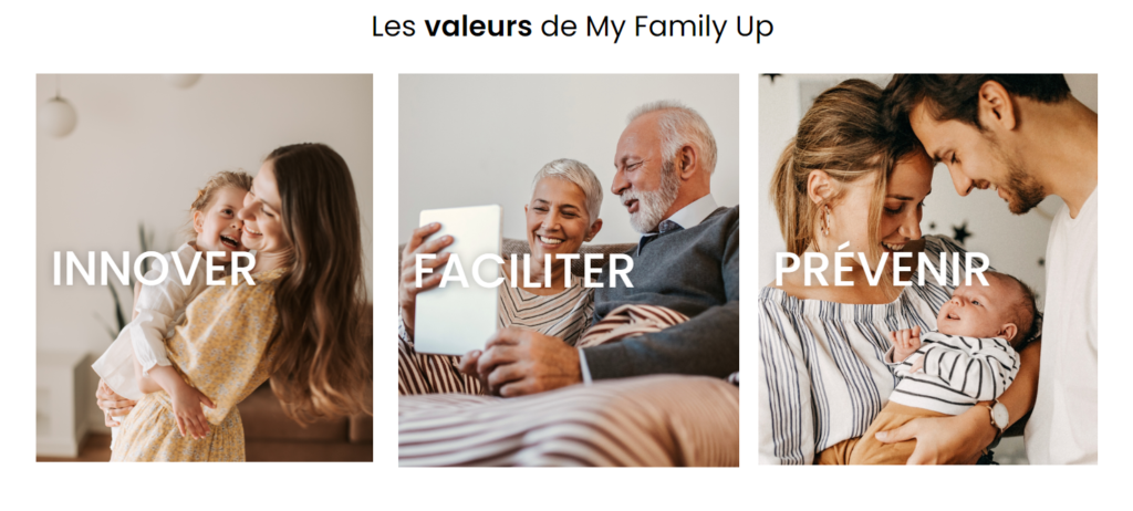 Les valeurs de My Family Up