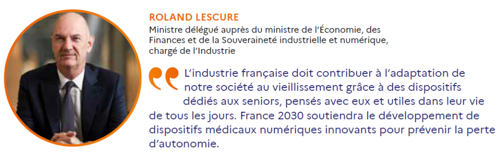 Roland Lescure bien vieillir Silver Economie