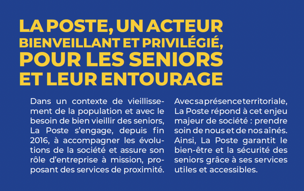 La Poste - Services seniors 