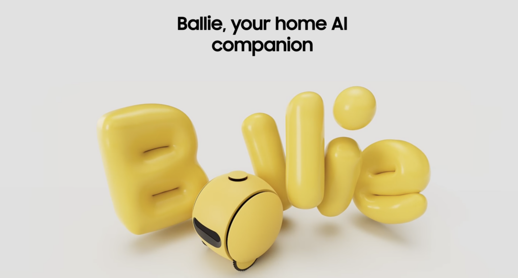 robots d’assistance ballie samsung