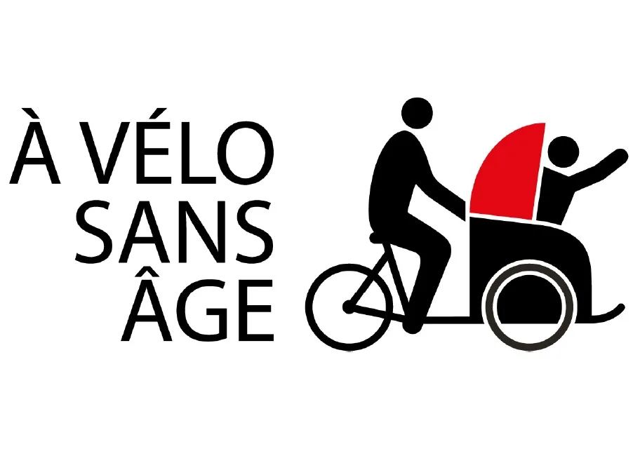 logo à vélo sans âge