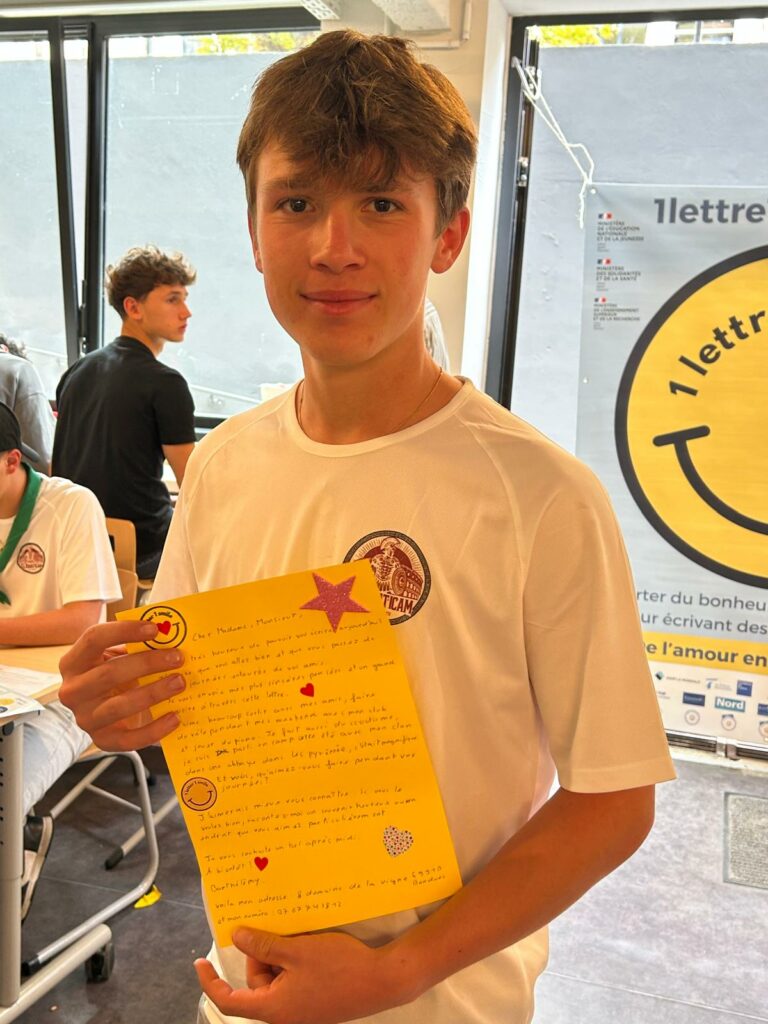 solidarité intergénérationnelle 1 lettre 1 sourire