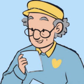 une 1 lettre 1 sourire