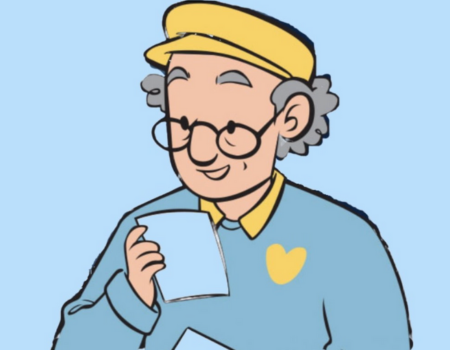 une 1 lettre 1 sourire 