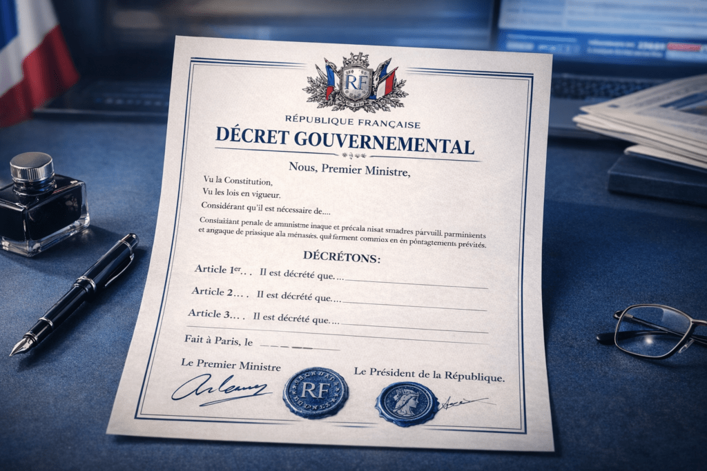 Décret Services à la personne