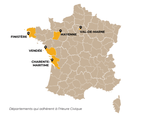 heure civique carte départements