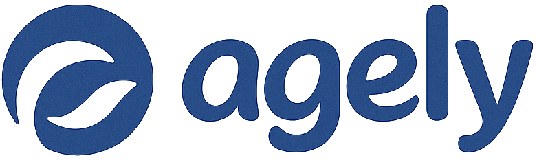 logo Agely - IA vocale - Lien intergénérationnel - Prévention autonomie - Présence quotidienne - Mémoire conversationnelle - Amplification humaine
