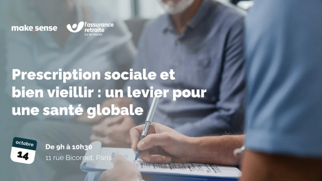 prescription sociale
bien vieillir
santé globale
prévention
perte d’autonomie