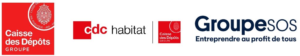 logo caisse des depots, cdc habitat, groupe SOS