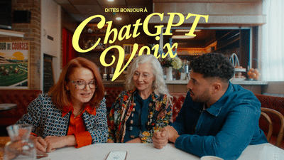 ChatGPT seniors OpenAI campagne publicitaire intelligence artificielle seniors mode vocal ChatGPT nouvelles technologies et vieillissement